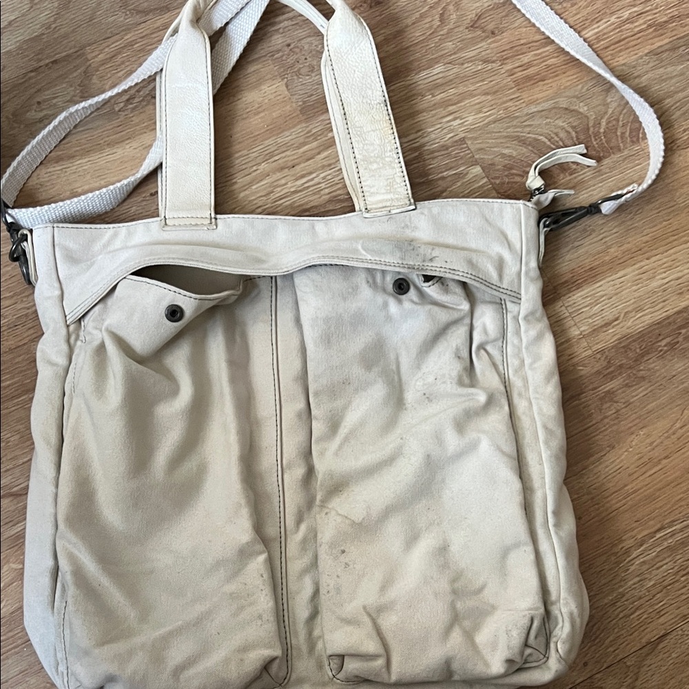 Free People Cream Crossbody Bag